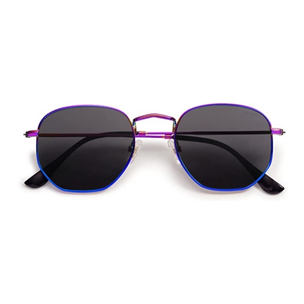 Rave Hexagonal Polarized Sunglasses for Men and Women - Picture 4 of 4